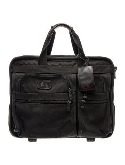Pre-owned Tumi Nylon Briefcase In Black