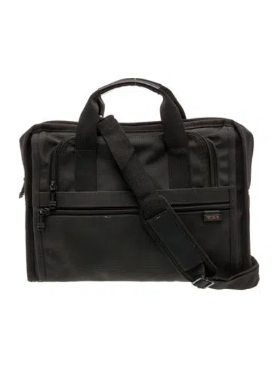 Pre-owned Tumi Nylon Briefcase In Black
