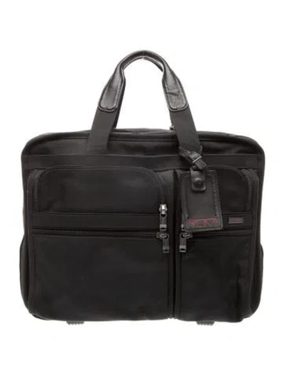 Pre-owned Tumi Nylon Briefcase In Black