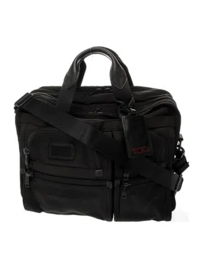 Pre-owned Tumi Nylon Briefcase In Black