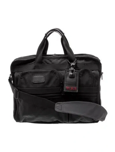 Pre-owned Tumi Nylon Briefcase In Black