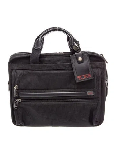 Pre-owned Tumi Nylon Briefcase In Black