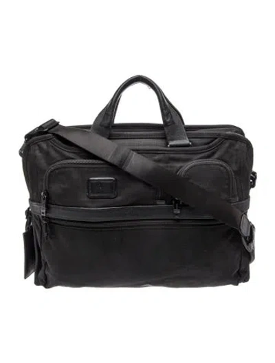 Pre-owned Tumi Nylon Briefcase In Black