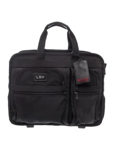 Pre-owned Tumi Nylon Briefcase In Black