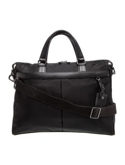Pre-owned Tumi Nylon Briefcase In Black