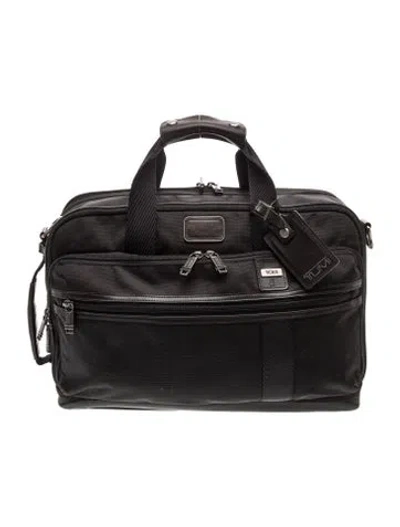Pre-owned Tumi Nylon Briefcase In Grey