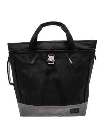 Pre-owned Tumi Nylon Bucket Bag In Black