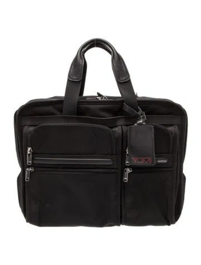 Pre-owned Tumi Nylon Carry-on Luggage In Black