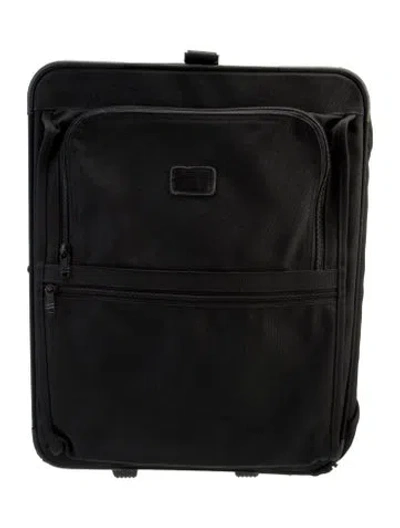 Pre-owned Tumi Nylon Carry-on  Suitcase In Black