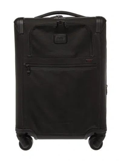 Pre-owned Tumi Nylon Carry-on Suitcase In Black