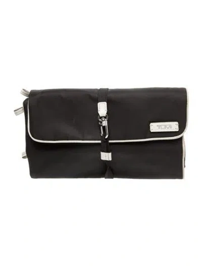 Pre-owned Tumi Nylon Clutch In Black