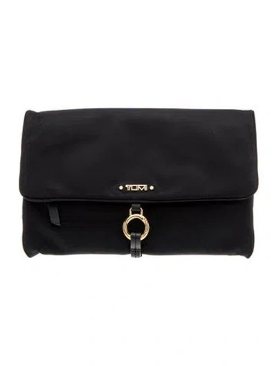 Pre-owned Tumi Nylon Clutch In Black