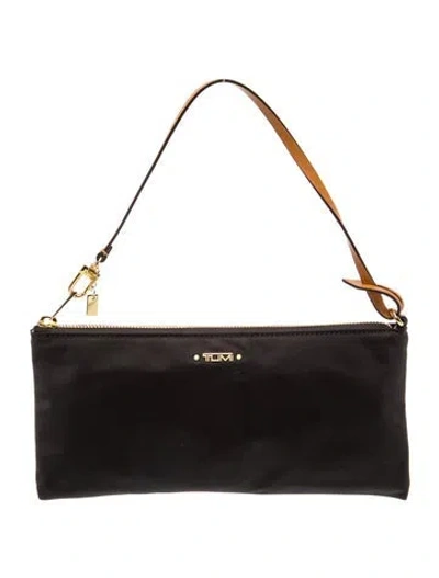 Pre-owned Tumi Nylon Clutch In Black