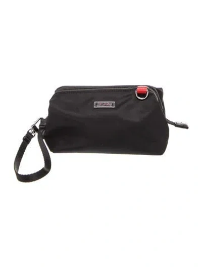 Pre-owned Tumi Nylon Clutch In Grey