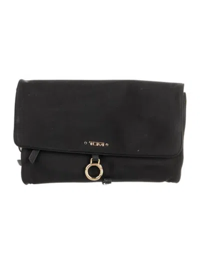 Pre-owned Tumi Nylon Continental Wallet In Black