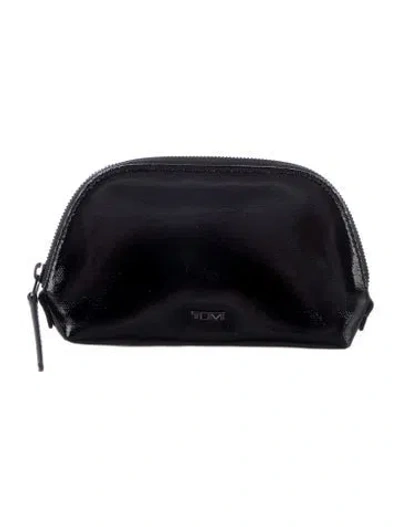 Pre-owned Tumi Nylon Cosmetic Bag In Black