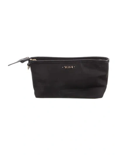 Pre-owned Tumi Nylon Cosmetic Bag In Black