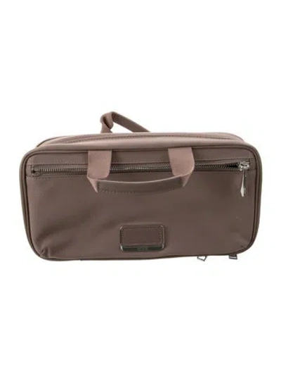Pre-owned Tumi Nylon Cosmetic Bag In Neutral