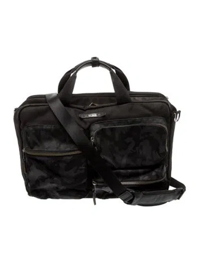 Pre-owned Tumi Nylon Crossbody Bag In Black