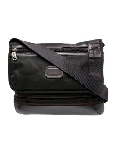 Pre-owned Tumi Nylon Crossbody Bag In Black