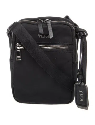 Pre-owned Tumi Nylon Crossbody Bag In Black