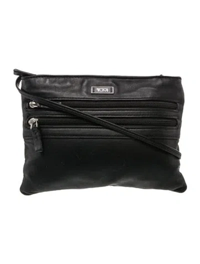 Pre-owned Tumi Nylon Crossbody Bag In Black