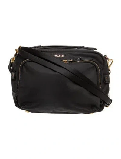 Pre-owned Tumi Nylon Crossbody Bag In Black
