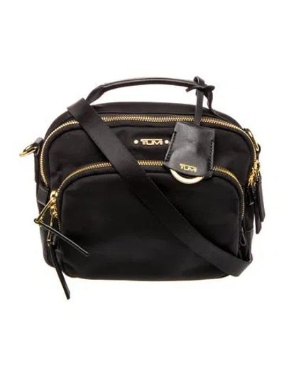 Pre-owned Tumi Nylon Crossbody Bag In Black