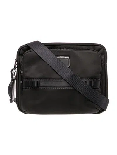 Pre-owned Tumi Nylon Crossbody Bag In Black