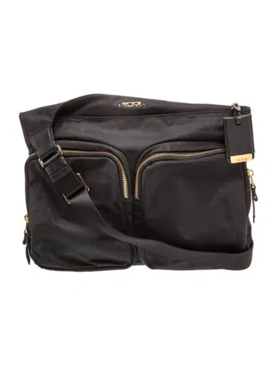 Pre-owned Tumi Nylon Crossbody Bag In Black