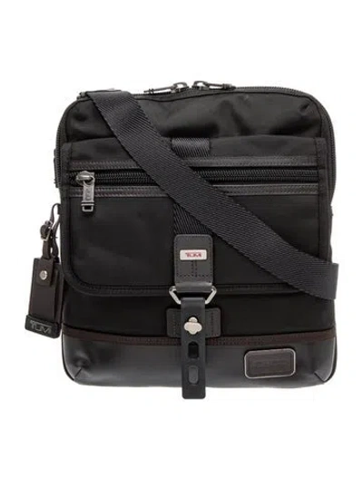 Pre-owned Tumi Nylon Crossbody Bag In Black