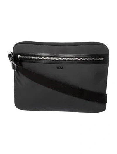 Pre-owned Tumi Nylon Crossbody Bag In Black