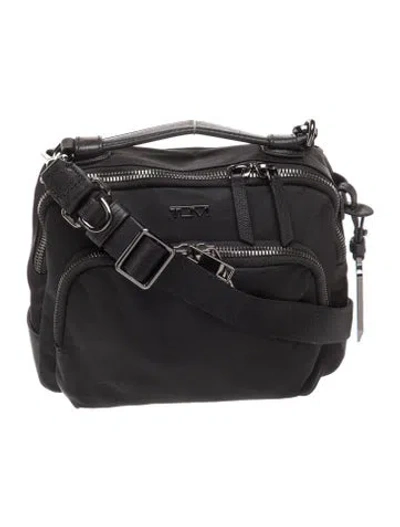 Pre-owned Tumi Nylon Crossbody Bag In Black