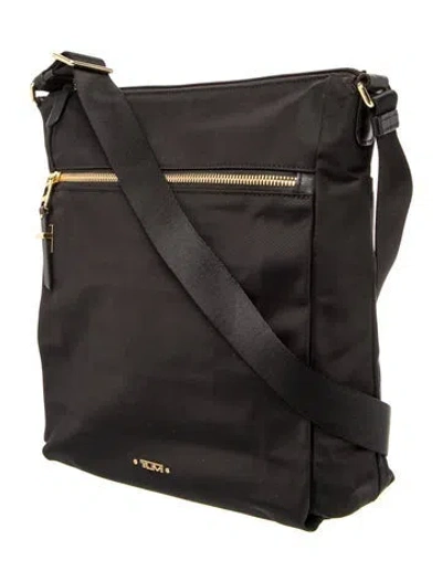 Pre-owned Tumi Nylon Crossbody Bag In Black