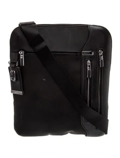 Pre-owned Tumi Nylon Crossbody Bag In Black