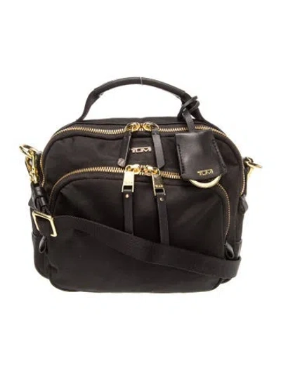 Pre-owned Tumi Nylon Crossbody Bag In Black