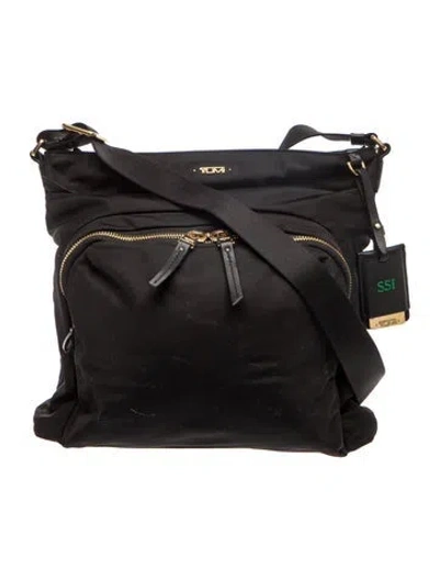 Pre-owned Tumi Nylon Crossbody Bag In Black