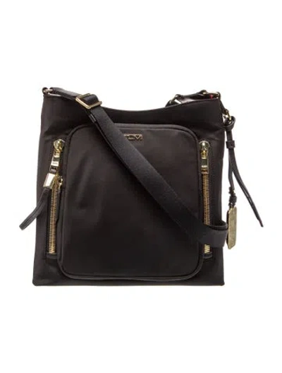 Pre-owned Tumi Nylon Crossbody Bag In Black