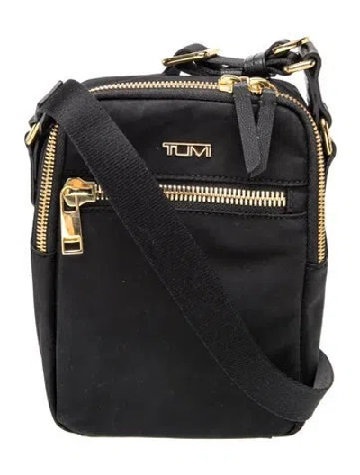 Pre-owned Tumi Nylon Crossbody Bag In Black