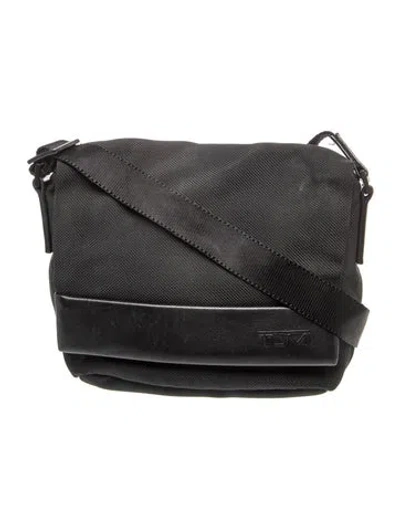 Pre-owned Tumi Nylon Crossbody Bag In Black