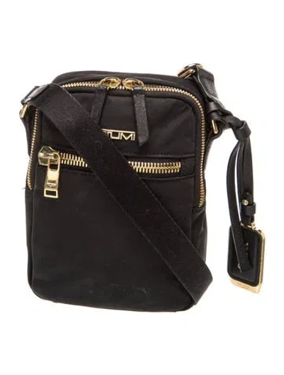 Pre-owned Tumi Nylon Crossbody Bag In Black