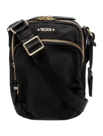 Pre-owned Tumi Nylon Crossbody Bag In Black