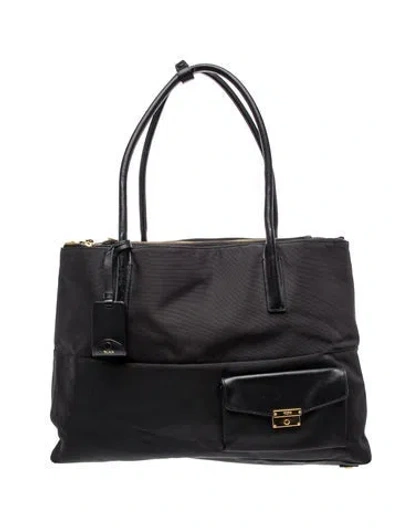 Pre-owned Tumi Nylon Crossbody Bag In Black