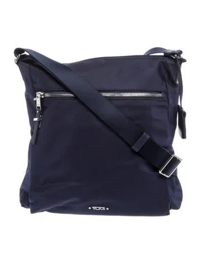 Pre-owned Tumi Nylon Crossbody Bag In Blue