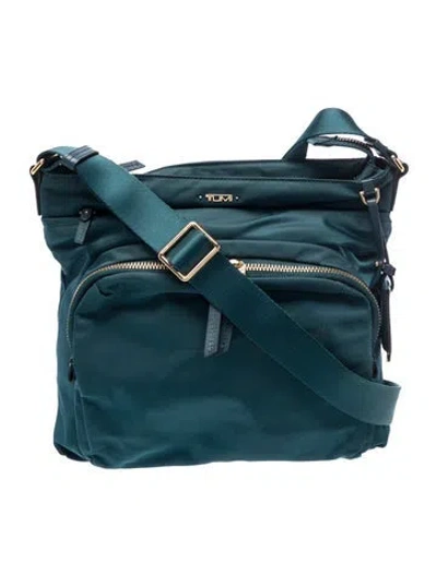 Pre-owned Tumi Nylon Crossbody Bag In Blue
