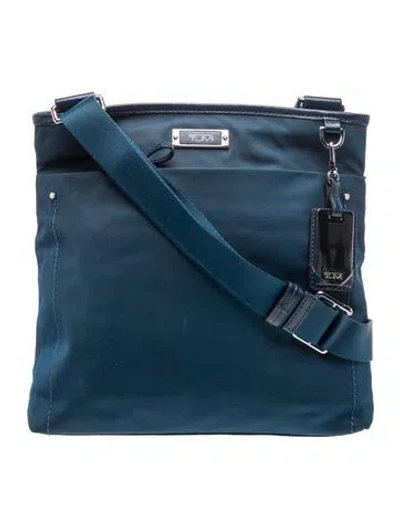 Pre-owned Tumi Nylon Crossbody Bag In Blue