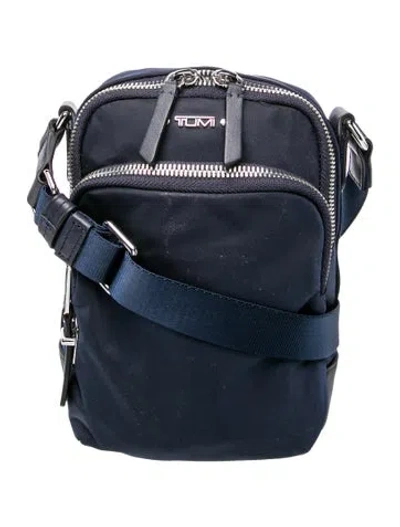 Pre-owned Tumi Nylon Crossbody Bag In Blue