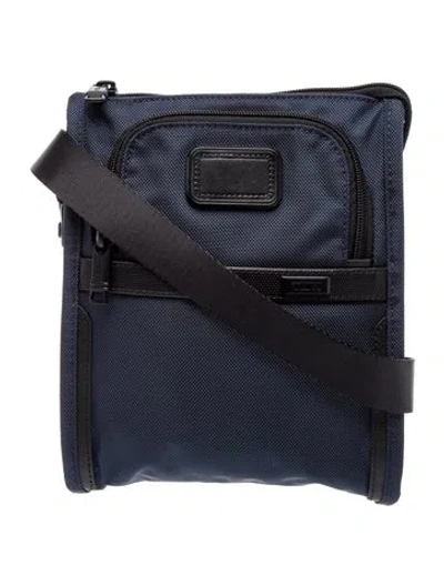 Pre-owned Tumi Nylon Crossbody Bag In Blue