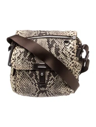 Pre-owned Tumi Nylon Crossbody Bag In Brown