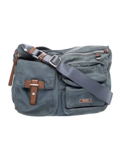 Pre-owned Tumi Nylon Crossbody Bag In Grey